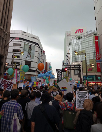 201509新宿歩行者天国街宣