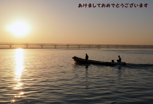 201501早朝のエーヤワディー川