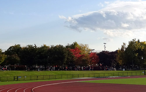 201710厚別競技場からの帰り道01